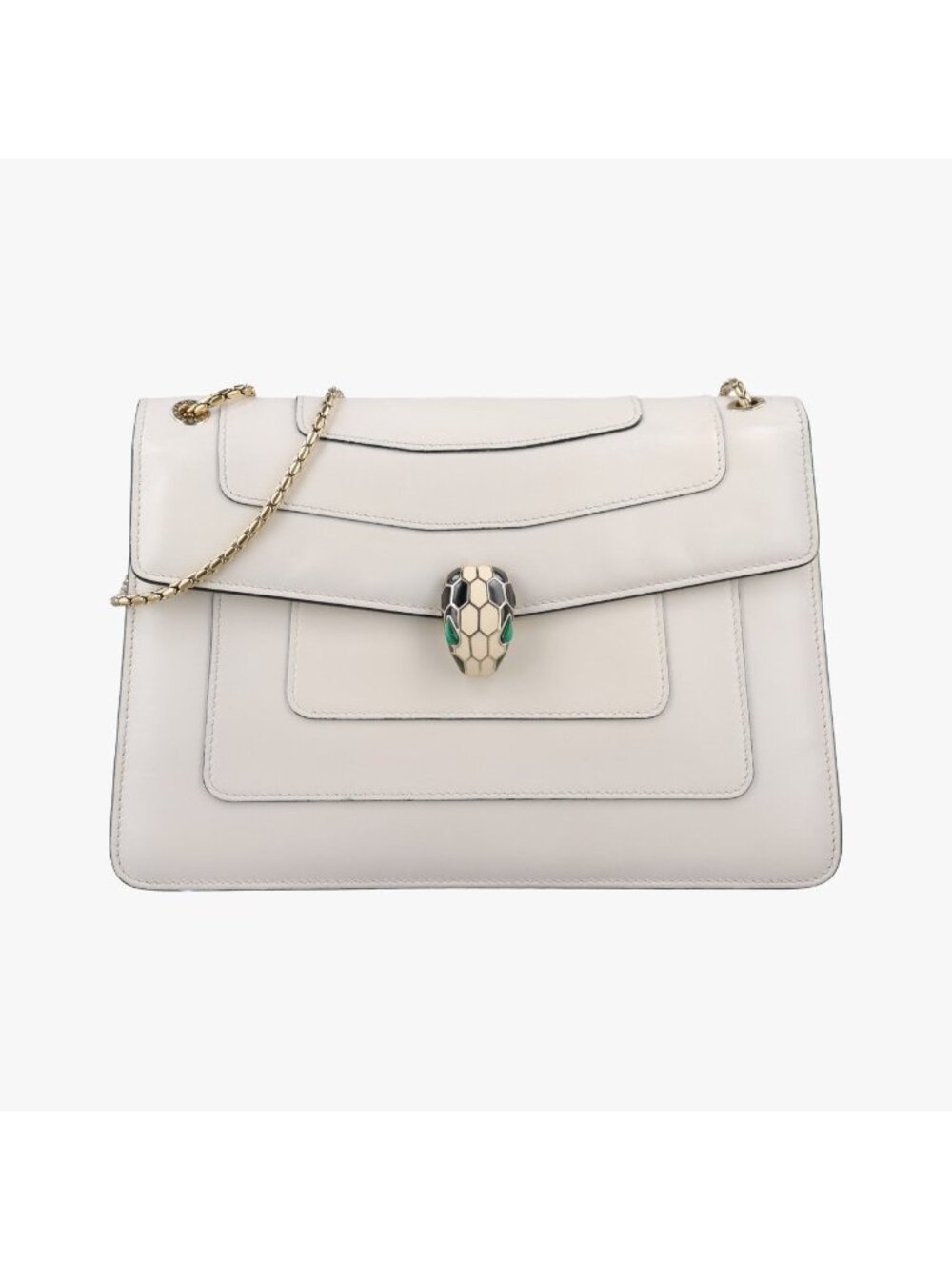 Bvlgari Serpenti Forever White Leather